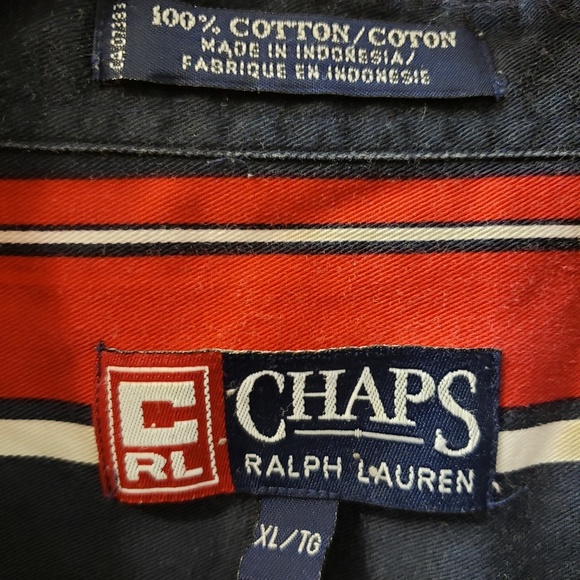 VINTAGE CHAPS RALPH LAUREN Short Sleeve Shirt - Picture 4 of 4